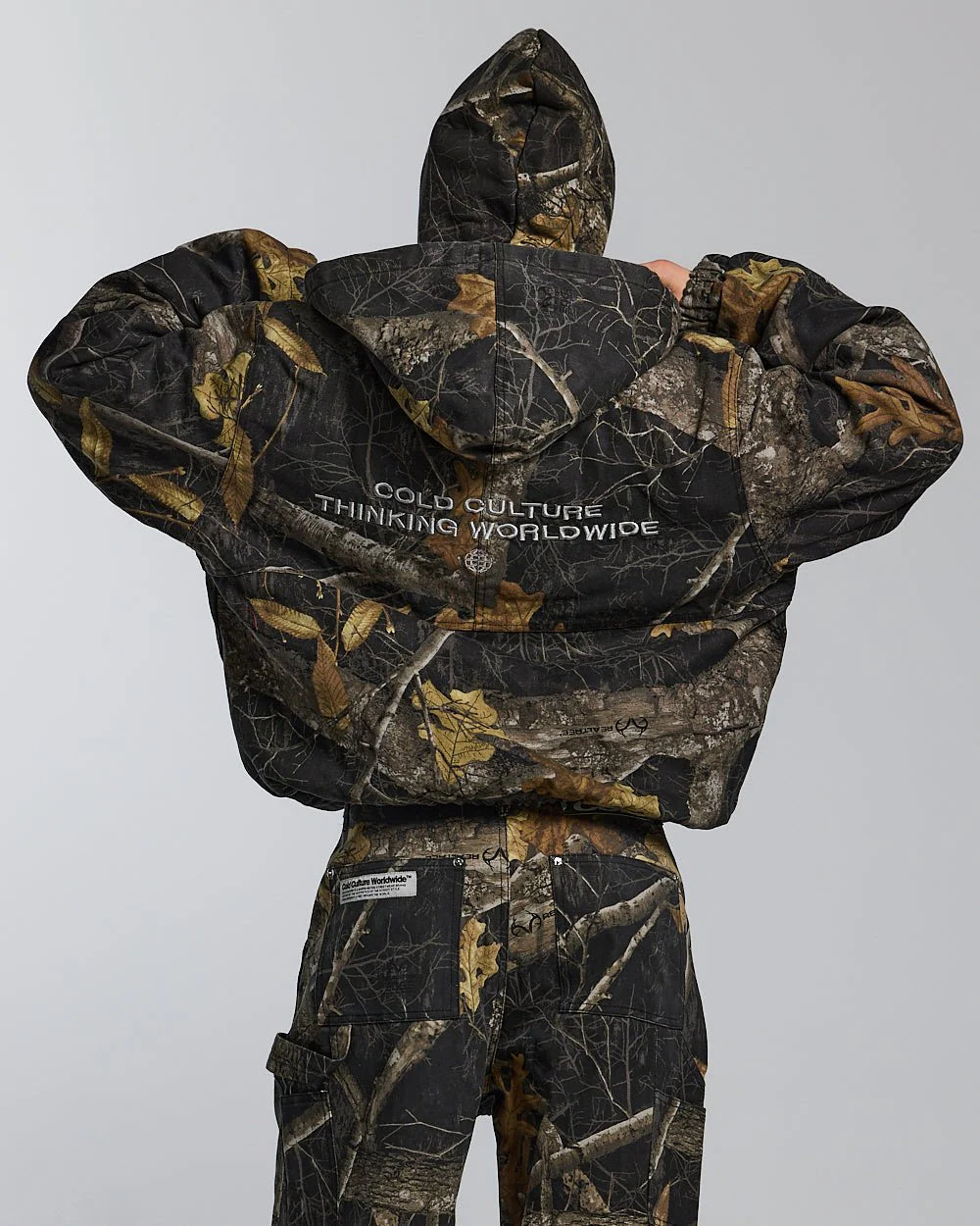 HOODED JACKET REALTREE BLACK