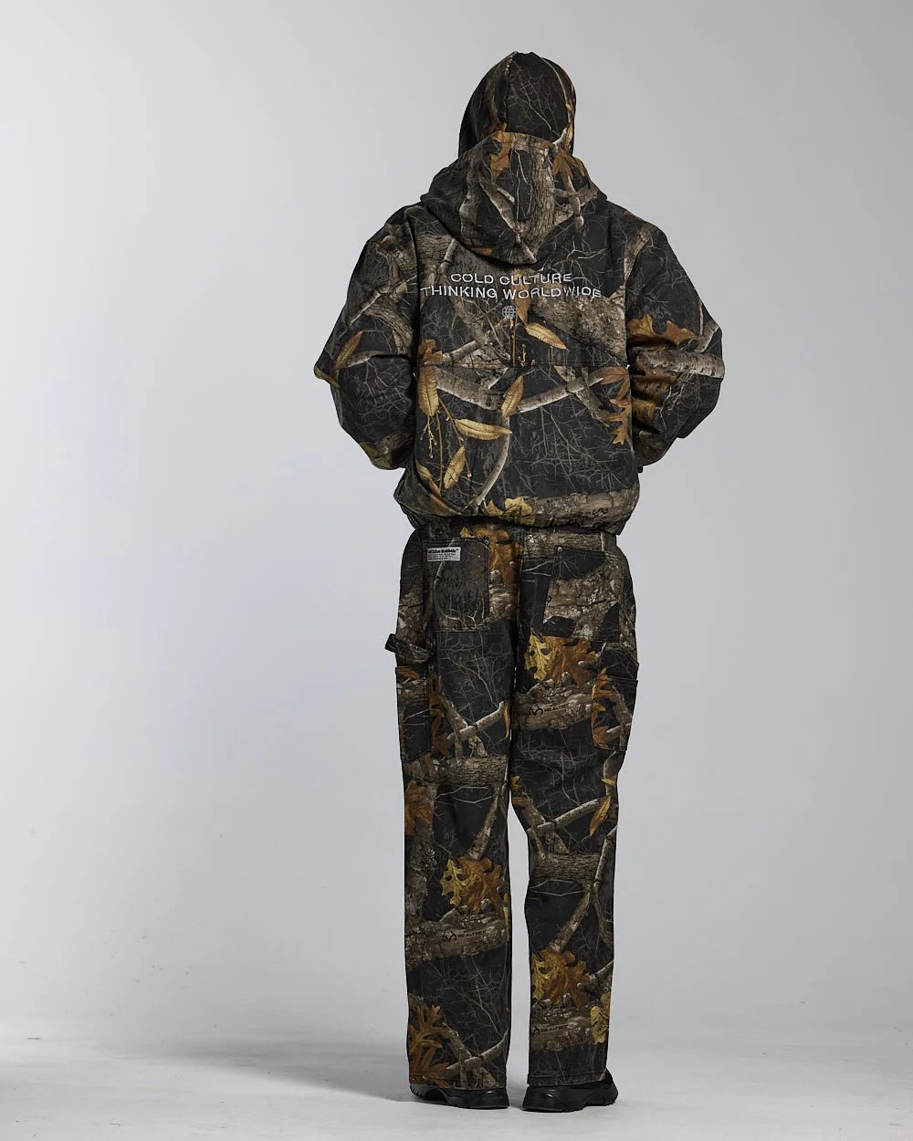 HOODED JACKET REALTREE BLACK