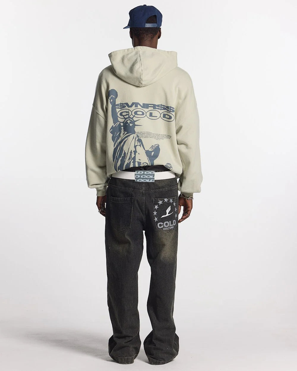 LIBERTY HOODIE PALE GREY