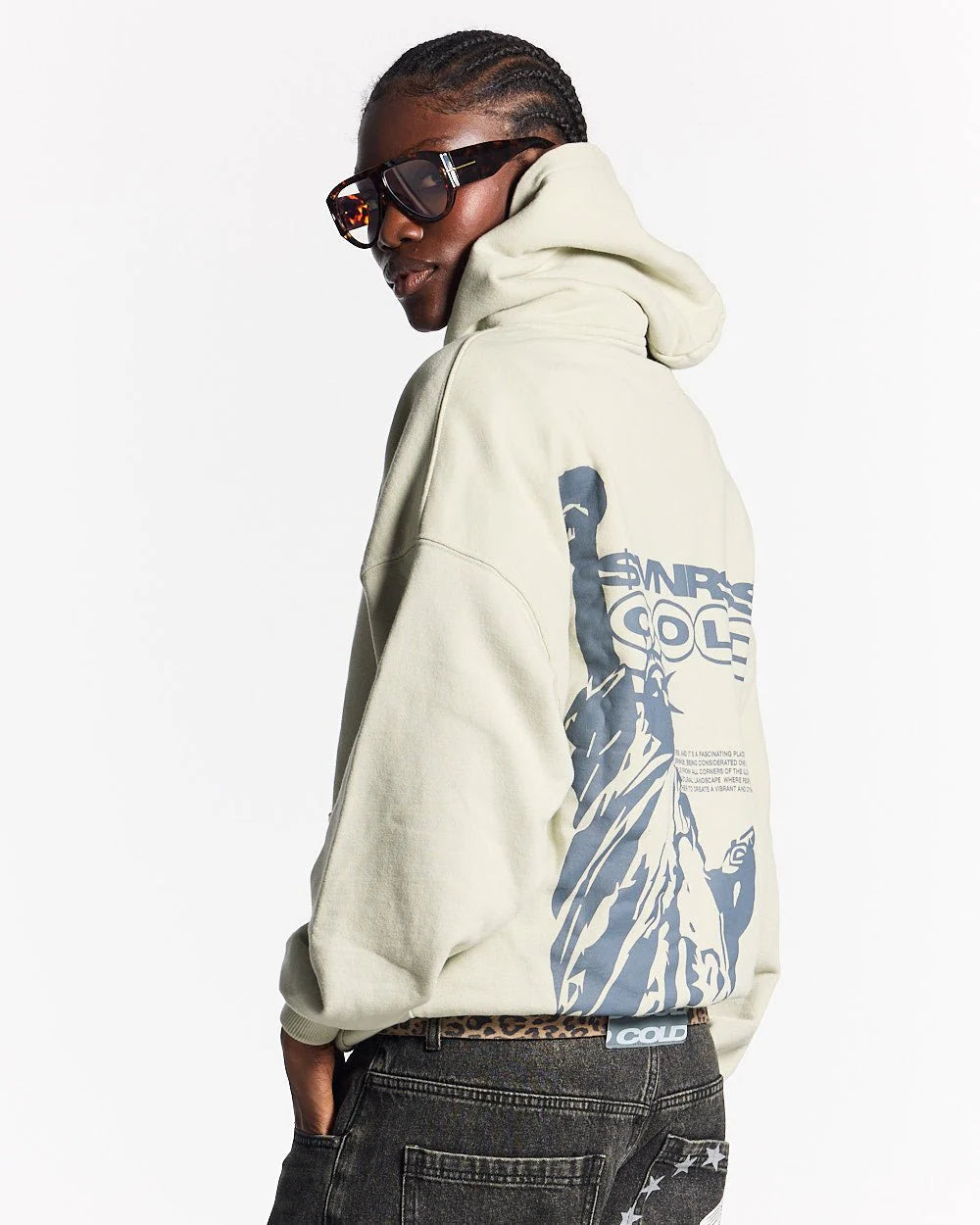 LIBERTY HOODIE PALE GREY