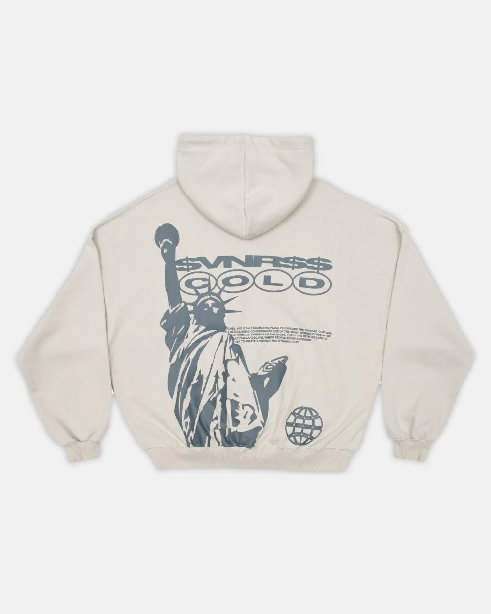 LIBERTY HOODIE PALE GREY