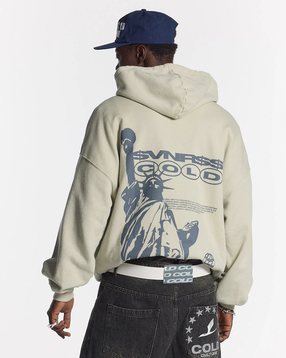 LIBERTY HOODIE PALE GREY