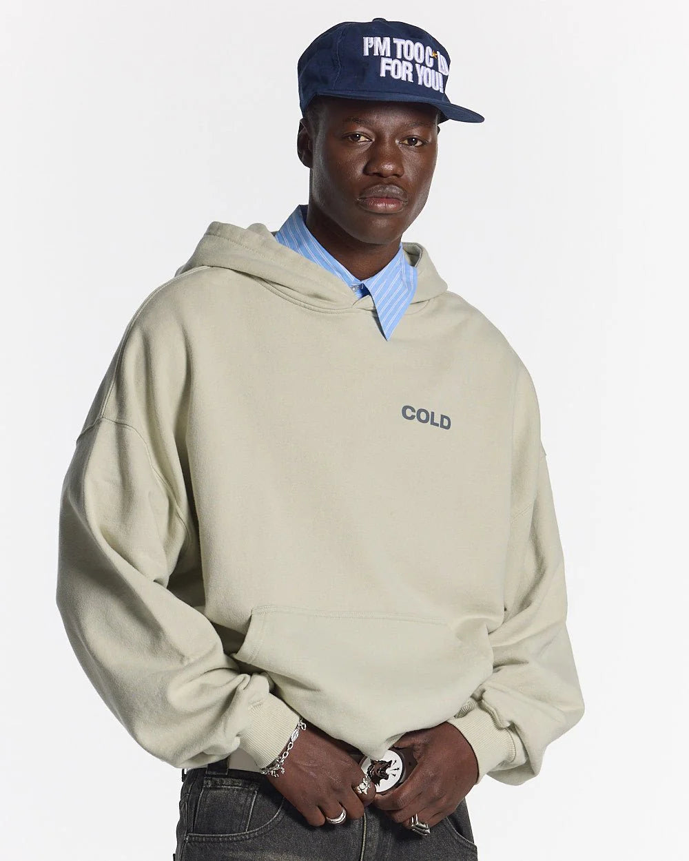 LIBERTY HOODIE PALE GREY