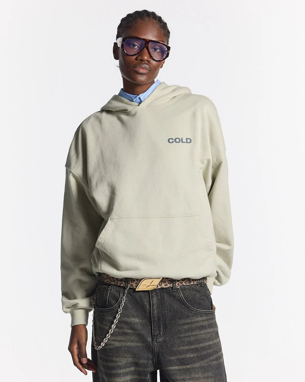LIBERTY HOODIE PALE GREY
