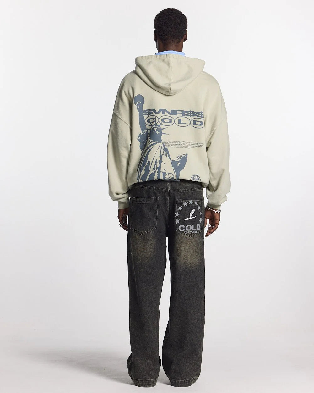 LIBERTY HOODIE PALE GREY
