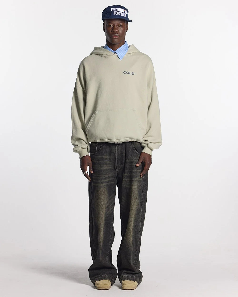 LIBERTY HOODIE PALE GREY