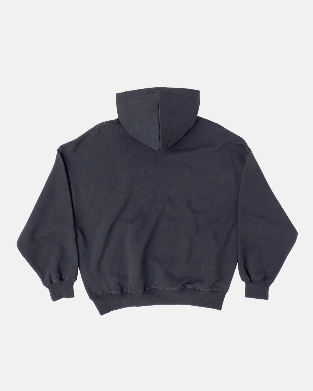 VINTAGE WASH FRAYED FLEECE HOODIE