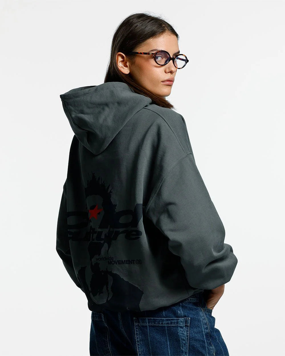 REBEL HOODIE GREY