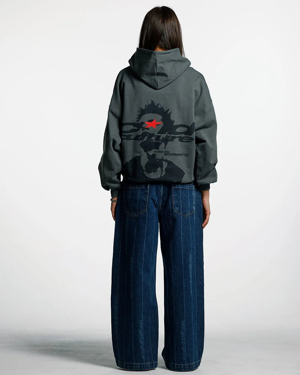 REBEL HOODIE GREY
