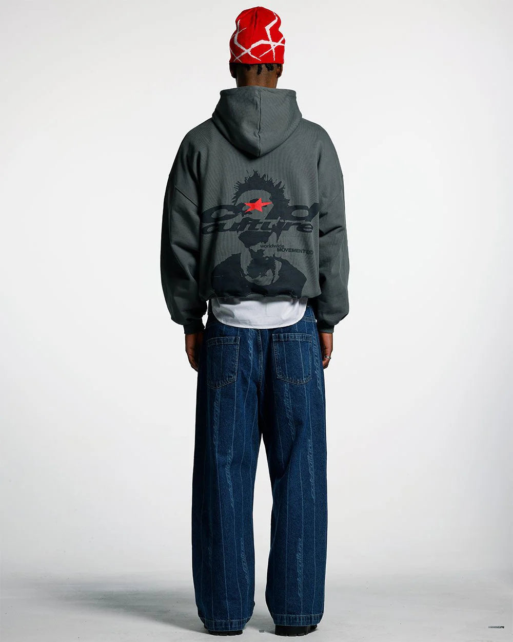 REBEL HOODIE GREY