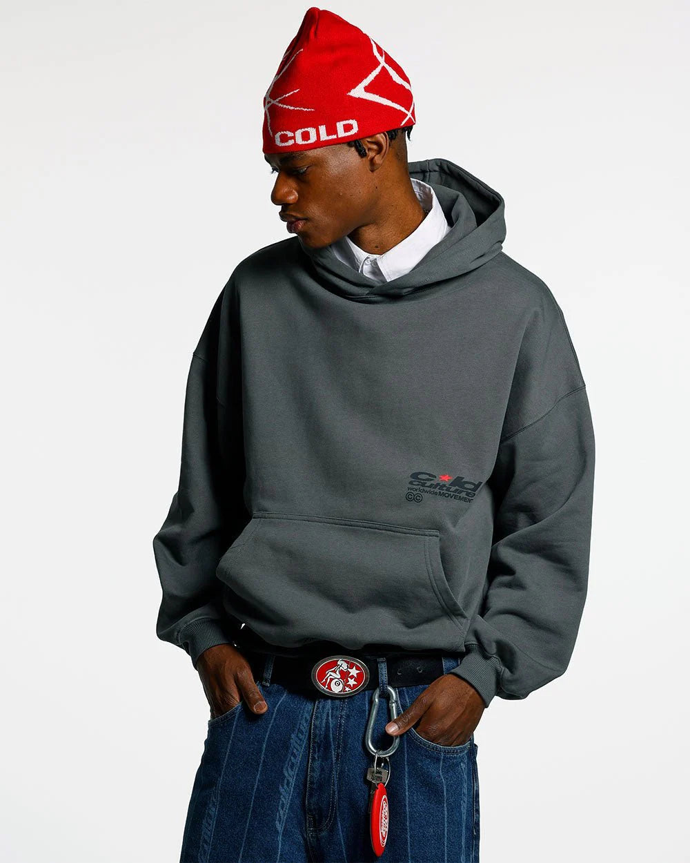 REBEL HOODIE GREY